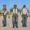 Outdoor Mosquito Repellent Suit Bug Jacket Mesh Hooded Suits Fishing Hunting Camping Jacket Insect Protective Mesh Fishing Clothes Mosquito Prevent Su
