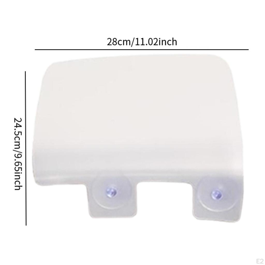 10 Pieces Sink Splash Guard for Kitchen,island and Bathroom Transparent with Strong Suction