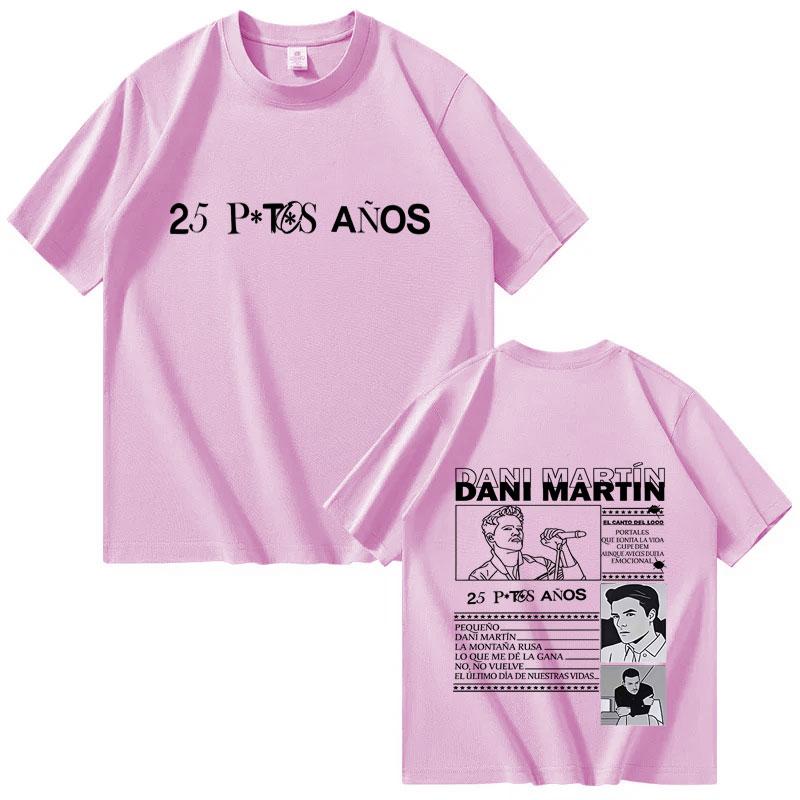 Dani Martin Que Caro Es El Tiempo Fashion Graphics Merch TShirts Men Women Hip Hop Short Sleeve T Shirts Gothic Cotton Tshirts