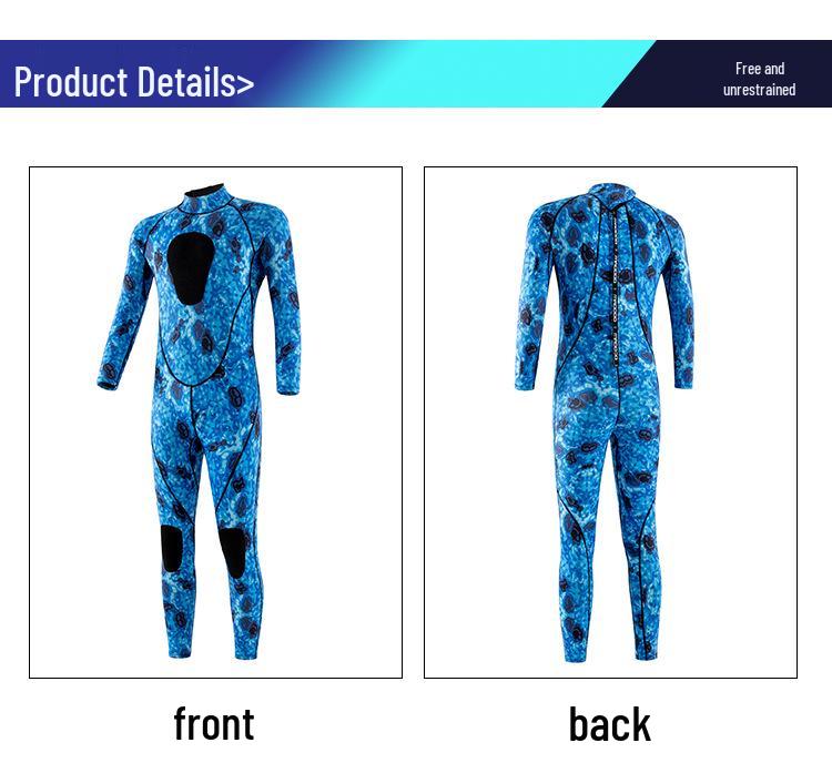 3mm Unisex Slim Diving and Snorkeling Suit: Sunscreen and Jellyfish Protection