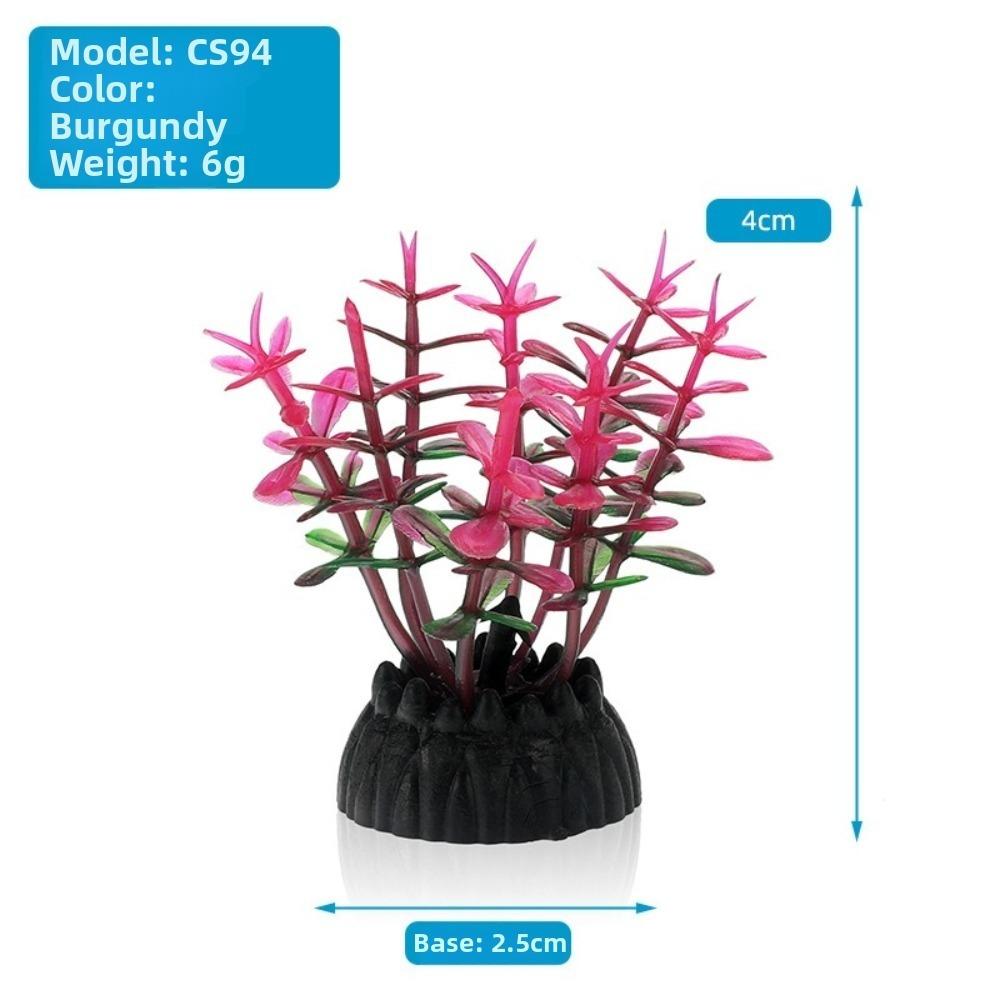 

Low Grass Artificial Aquarium Plant Fish Tank Grass Flower Decoration Accessories 10