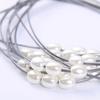2PCS Adjustable Pearl Curtain Tieback Polyester Curtain Tape Imitation Pearl Ties  Wedding Decor