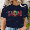 Mexican Mom Shirt Mothers Day Gift Short Sleeve Tshirt Mom Flower Leopard Print Tshirts Gift for Mama Vintage Retro Clothes