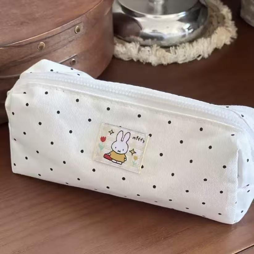 Miffy & KT Cat Inspired Cute Large-Capacity Pencil Case & Makeup Bag for Girls