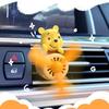Winnie the Hello Mickey Minnie Judy Hopps Auto Luft Niedlicher Bär Solide Einfach Spiralförmig Rotierender Propeller Diffusor für Luft Auto Dekoration Winnie the Pooh,