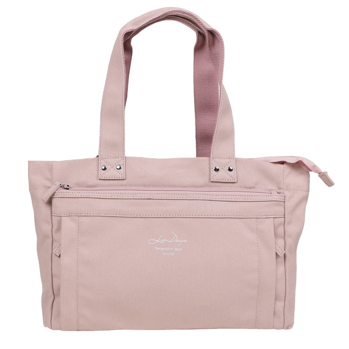 

Tote bag with dividers for women [Rizdays] (light pink)