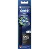 Têtes de brosse à dents - ORAL-B - Pro Cross Action - 4 pièces - Couleur Noir - Pour adultes