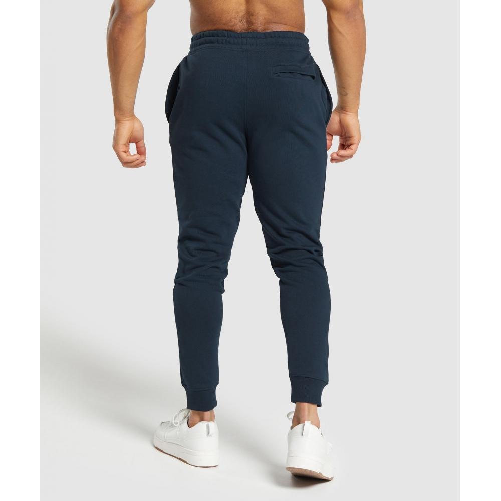 Gymshark Jogginghose mit Wappen, Marineblau A2a4h Ubcy