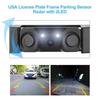 License Plate Frame Monitor Parking Sensor Radars Rearview Backup Camera 3 in 1