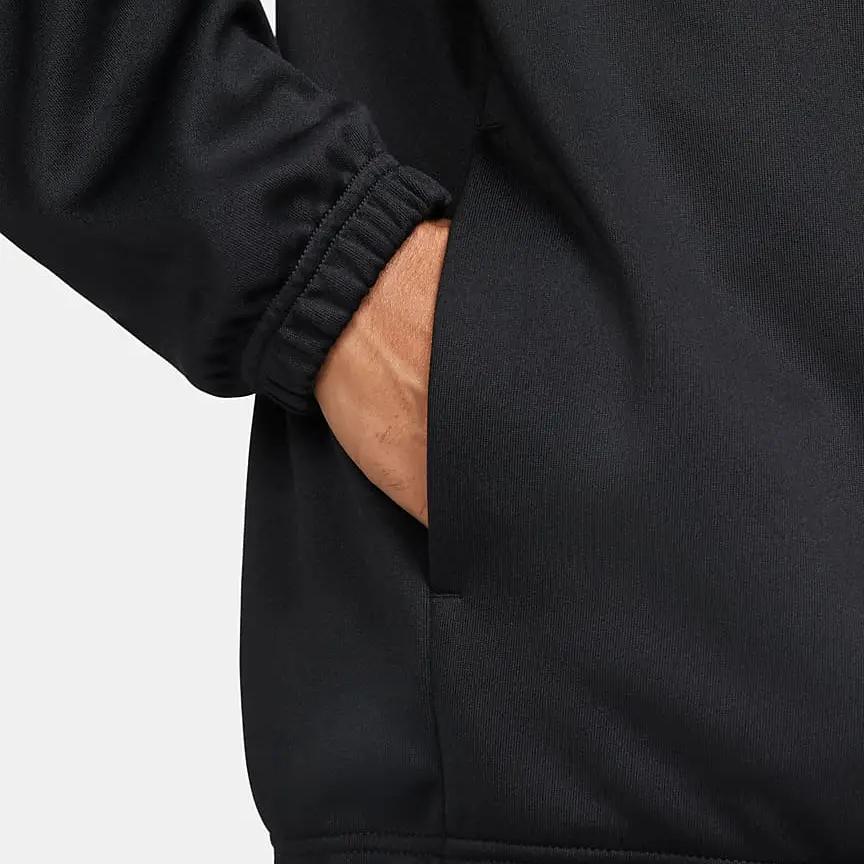 Nike Color Block Printed Logo Stand Collar Long Sleeve Jacket Men jackets Black DQ4221-010