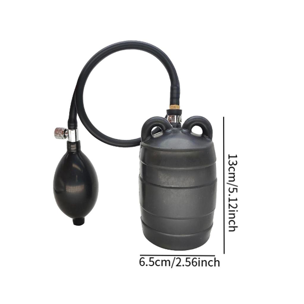 Fit 50 75 110 160 200mm Pipe Natural Rubber Drain Air Bag Inflatable Bung Stop Plug Block Sturdy Easy to Use Plumbing Test Plug