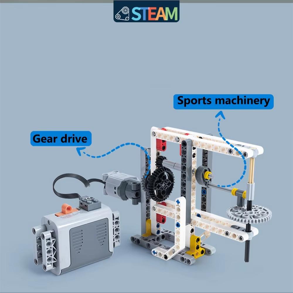 STEM 9686 Piese Tehnice Multi-Tech Programare Educațional Set Blocuri de Construcție-Set Putere pentru Copii Jucărie Cadouri-Învață prin Joc