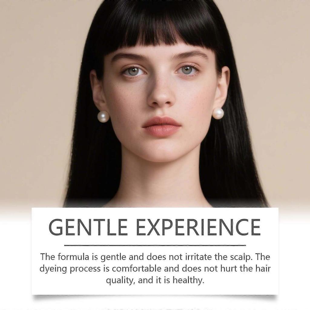 Eelhoe Black Hair Shampoo Provides Natural Hair Color, Moisturizing, Smooth, Light And Even Coloring For Shampooing And Hair Care