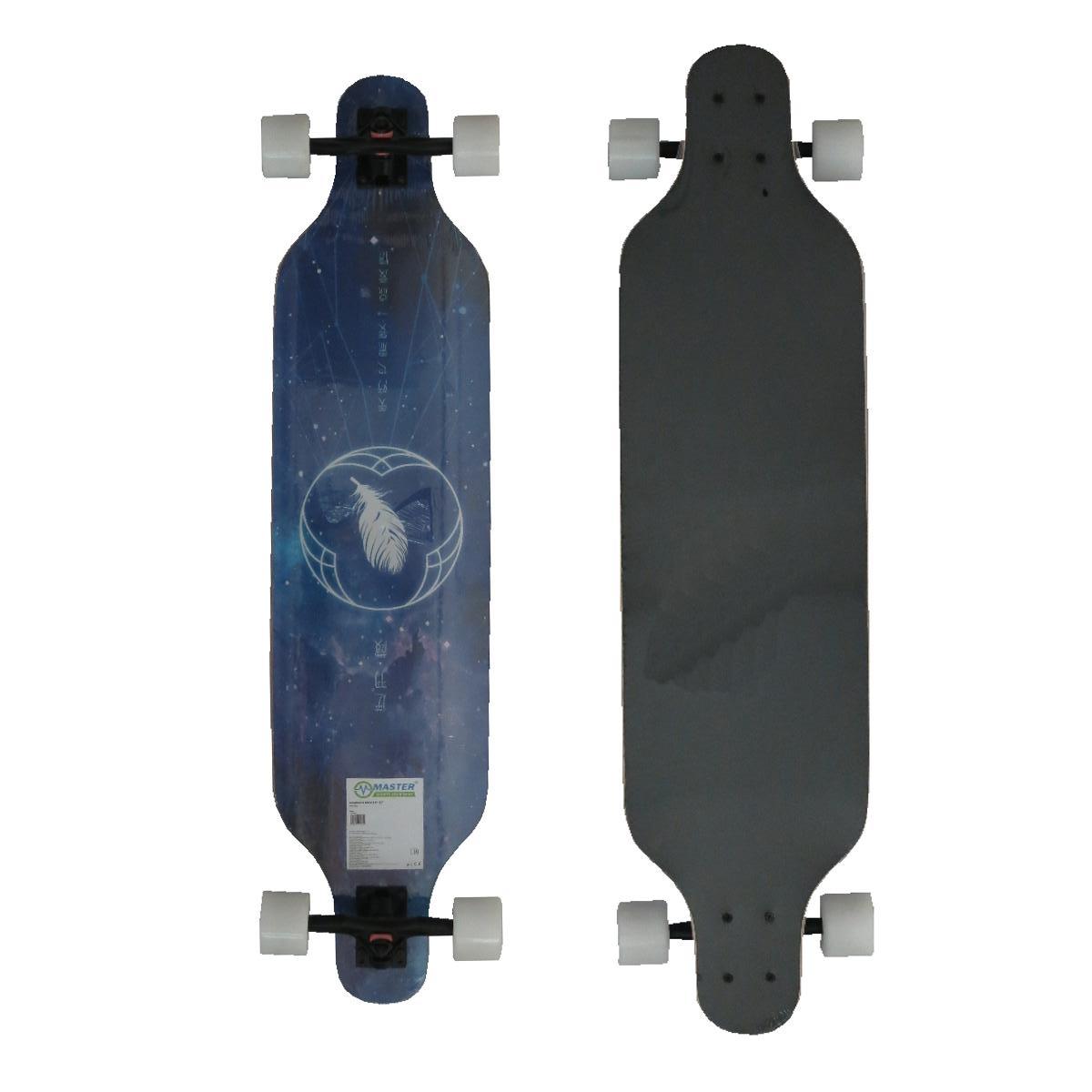 Super Merchant Longboard Skateboard Feather MASTER 41   Esdoorn 104cm