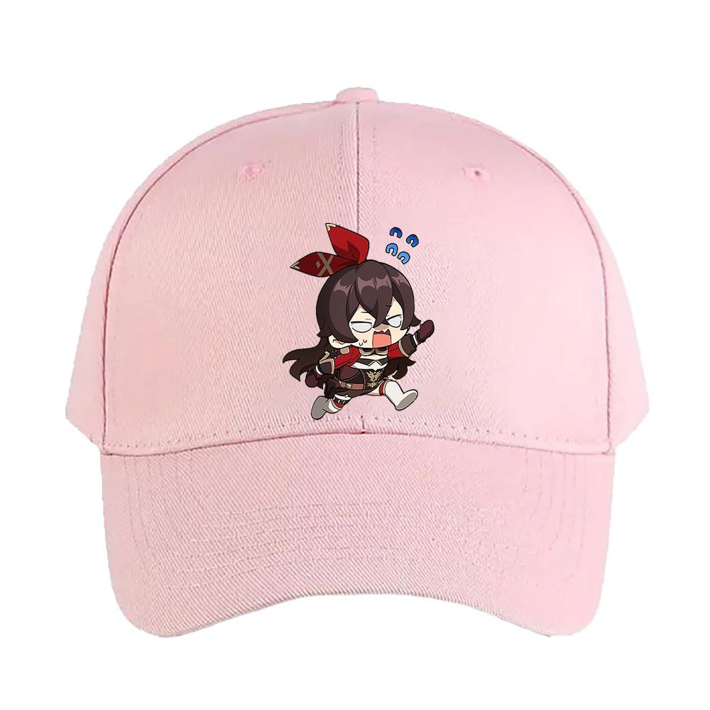 Genshin Impact Amber Cap Summer Woman Man Adult Casual Fashion Casual Adjustable Hiking Fishing Hat Sun Hat