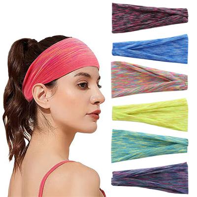 New Sports Headbands Women Absorbing Sweat Headwrap Yoga Elastic Hair Bands Solid Color Sports Hairband Hair Accessories