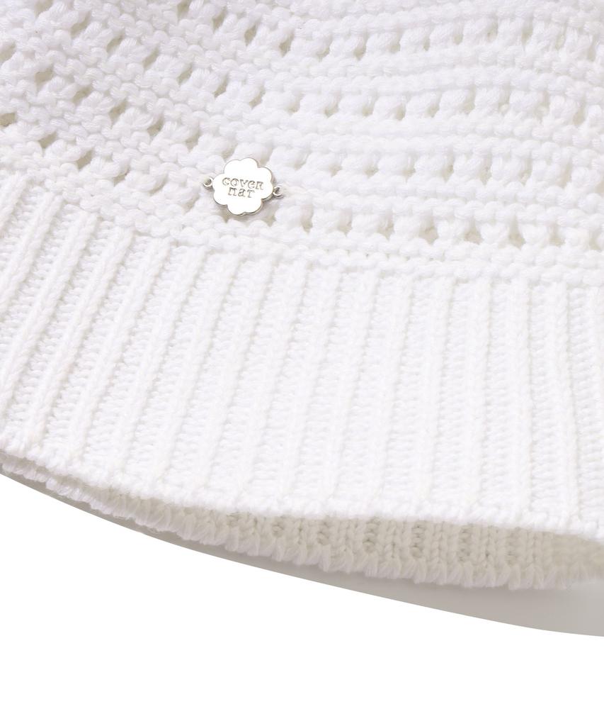 COVERNAT Summer Knit Hat Ivory