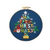 Handmade Christmas Embroidery Kit Snowman Tree Reindeer DIY Embroidery Kit Home Decor Suitable Beginners Cross Stitch Set
