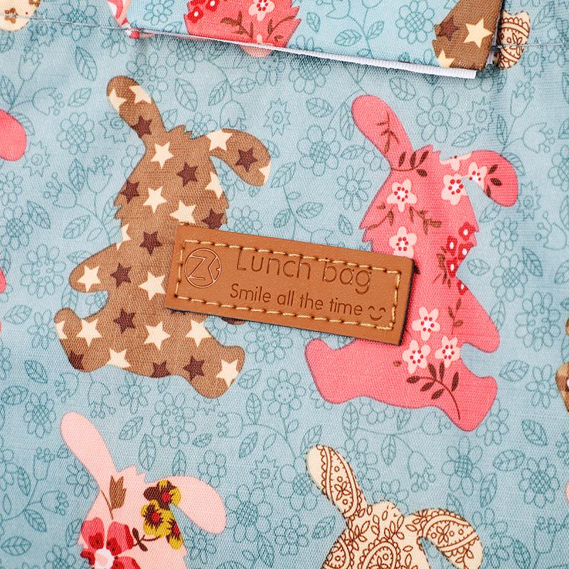 Japanese Fashion Insulated Bento Lunch Bag - Portable and Stylish for Students