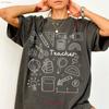 Oversized Teacher T Shirt Classroom Supplies Top Trendy Kindergarten Daycare Educator Ece Xl Xxl New Vintage Breathable