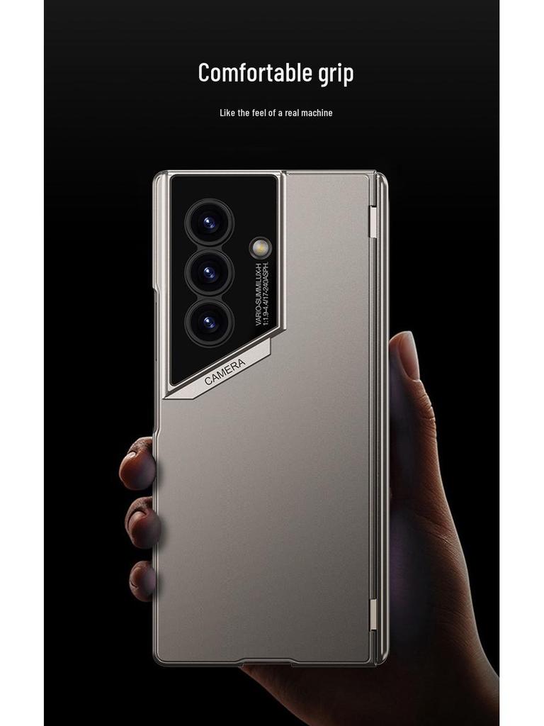 Samsung Z Fold7 Ultradünne Raptor Magnetisches Scharnier Hülle mit Integrierter Folie