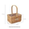 Rattan Woven Portable Flower Basket