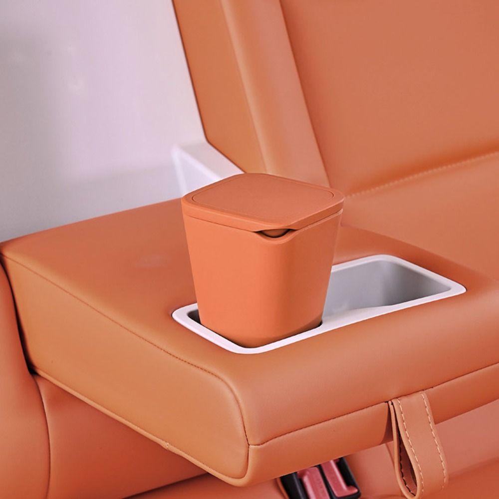 Sealed Design Car Trash Can Odor-Proof Garbage Cup Universal Car Trash Bin  Vehicle Storage