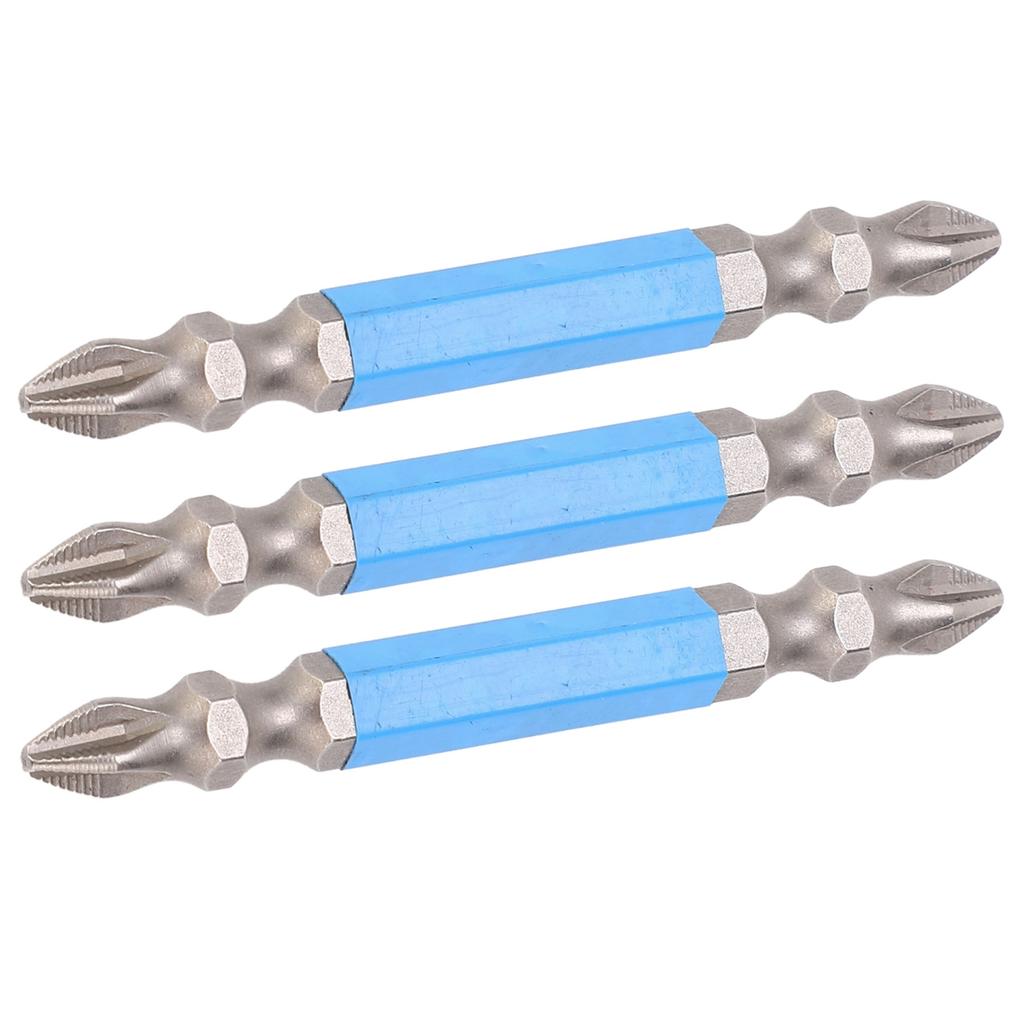 5PCS 65MM Magnetic Double Head Screwdriver Bits Electric Cross Screw Driver Head