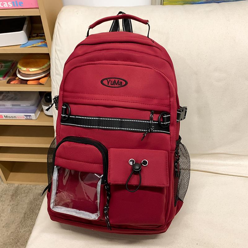 Children's Schoolbags Elementary School Students  Girls Junior High School Students  High School Pain Bags Multi Layer