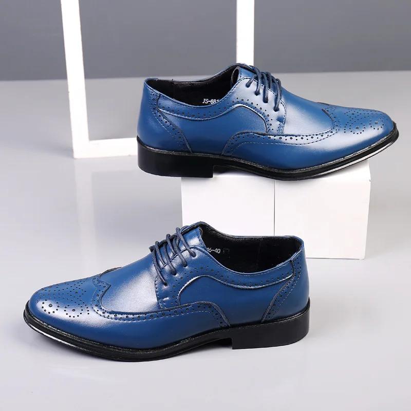 Men's Breathable Leather Shoes Black Soft Leather Lace-up Spring And Autumn Best Man Men's Business Formal Wear Casual Shoe