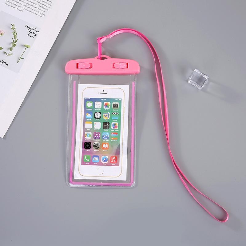 

8-уровневая водонепроницаемая сумка для мобильного телефона с сенсорным экраном для плавания, дайвинга и подводной фотосъемки с высокой прозрачностью One Size