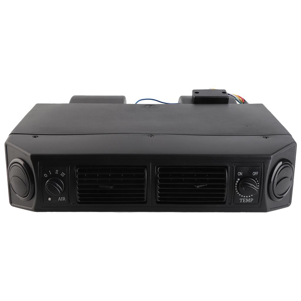 12V Underdash Air Conditioning Evaporator Cooling Kit 3 Speed Airflow with Hose Fittings Universal