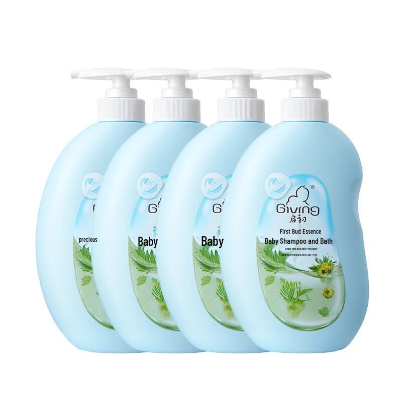 Qichu Chuya Gentle Baby Shampoo & Body Wash (4-Pack)