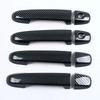 For Toyota Aqua Prius C 2011 2012 2013 2014 2015 2016 2017 ABS Chrome Carbon Door Handle Cover Trims Car Styling Accessories