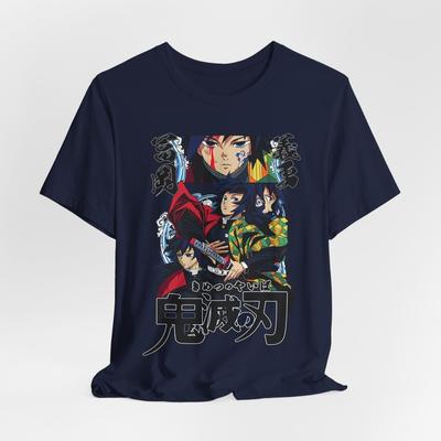Giyu Tomioka Anime T-Shirt, Demon Slayer T-Shirt, Unisex Jersey Top, Manga Grafik