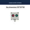 LA53 Explosion-Proof Emergency Stop & Self-Locking Control Switch Box (1H/2H/3H)