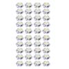 40pcs LED Chip Bulb 1W 24V 16mm/0.6in Aluminum Base Low Power Consumption Lamp Beads for