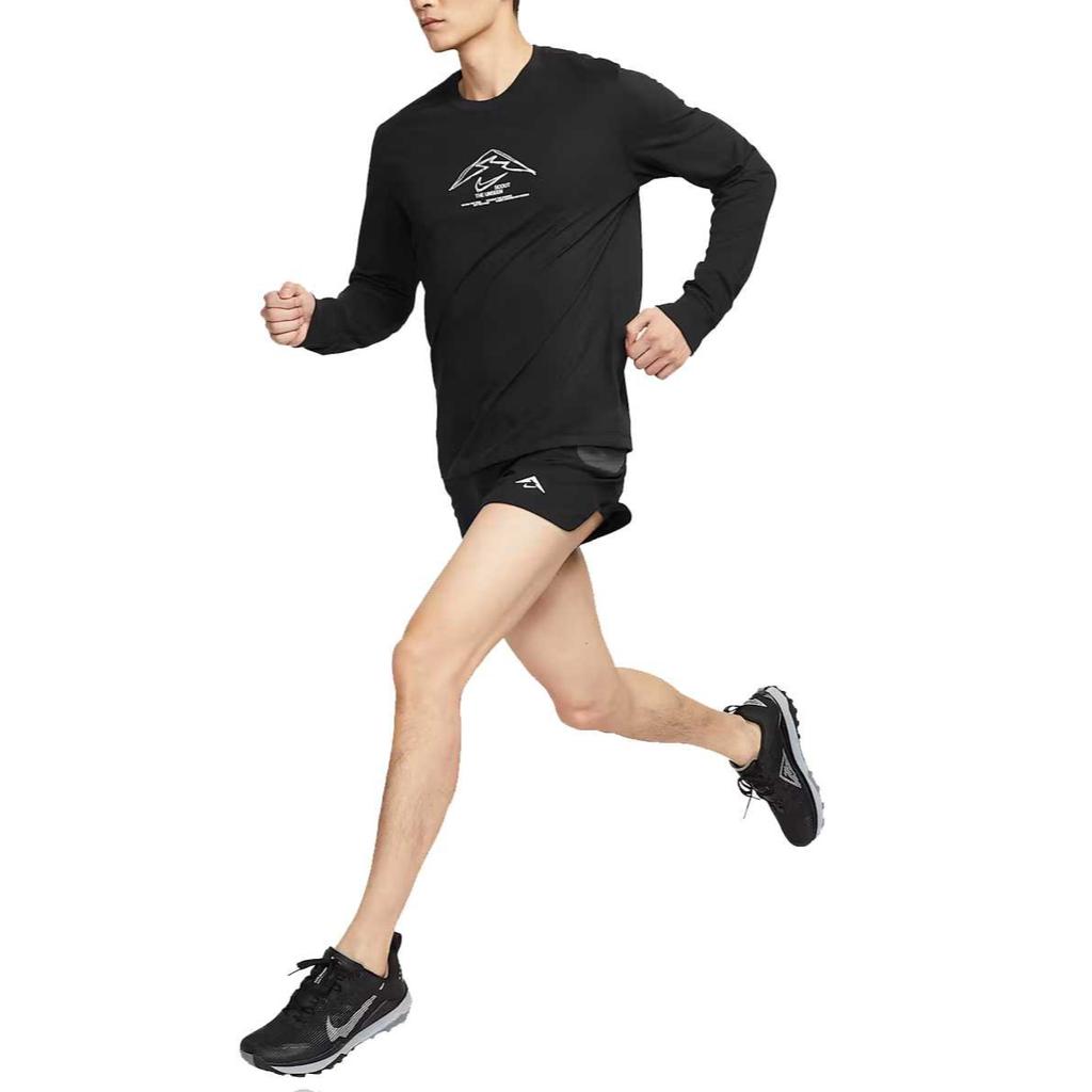 Nike Trail Men's Dri FIT Long Sleeve Running T Shirt HV4197-010
