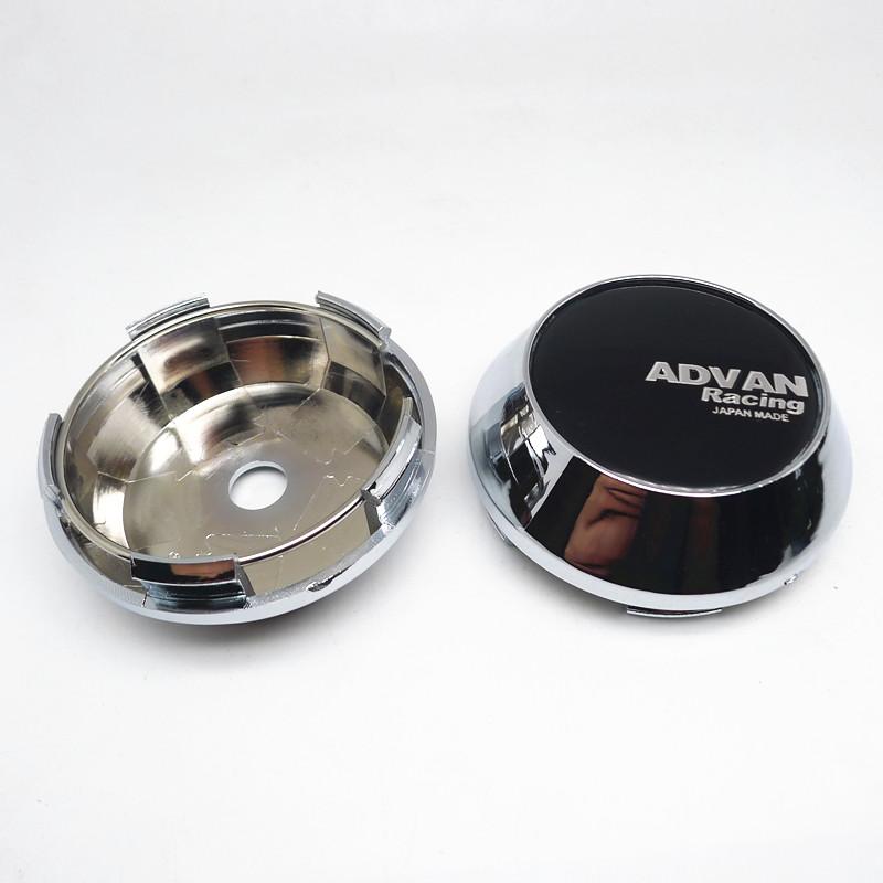 4pcs 65mm Advan Racing Wheels Center Cap Hup Car Replacement Dust Alloy Cover Hubcaps Logo Emblem Badge Auto Styling Accessories