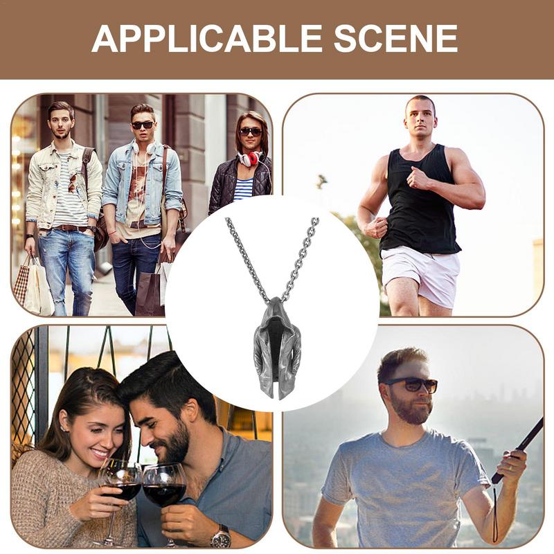 Necklace For Men Motorcycle Creative Handmade Pendant Motorcycle Pendant Necklace Cape Pendant For Men Cape Shaped Unique