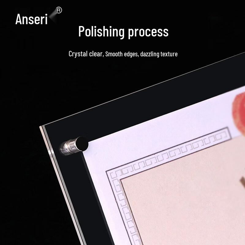 Ansairui Acrylic Certificate Display Frame A5