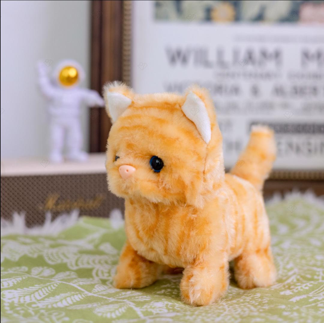 Adorable Plush Kitten Companion: Cute Cat Toy for Kids