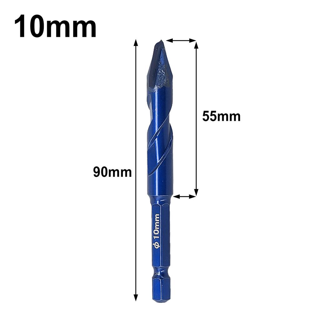 Brand New High Quality Drill Bit 1 Pcs High Hardness Blue Wear Resistance 6mm/8mm/10mm/12mm For Wood For Drywall