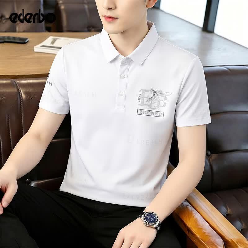 Edenbo Men s Patterned Cool-Touch Polo Shirt 3XL