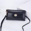 New crossbody clutch bag women's dual-purpose small bag double zipper multi-function women's mobile phone bag