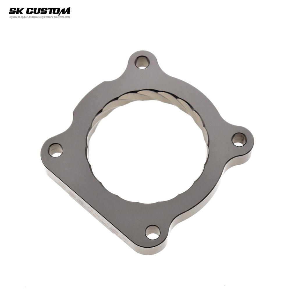 For Toyota Prado 2.7L Land Cruiser2700 2TR Engine Throttle Body Spacer Forged Al Alloy Throttle Vortex Intake Gasket Accessories