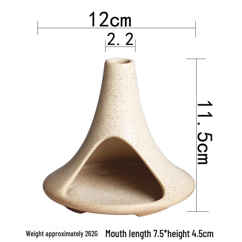 Ceramic Palo Santo & Sage Burner Tray - Atmospheric Small Fireplace Stand