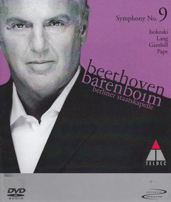 DVD LUDWIG VAN BEETHOVEN, STAATSKAPELLE - Symphony No. 9 8573830639 TELDEC 2000 Germany Classical Used