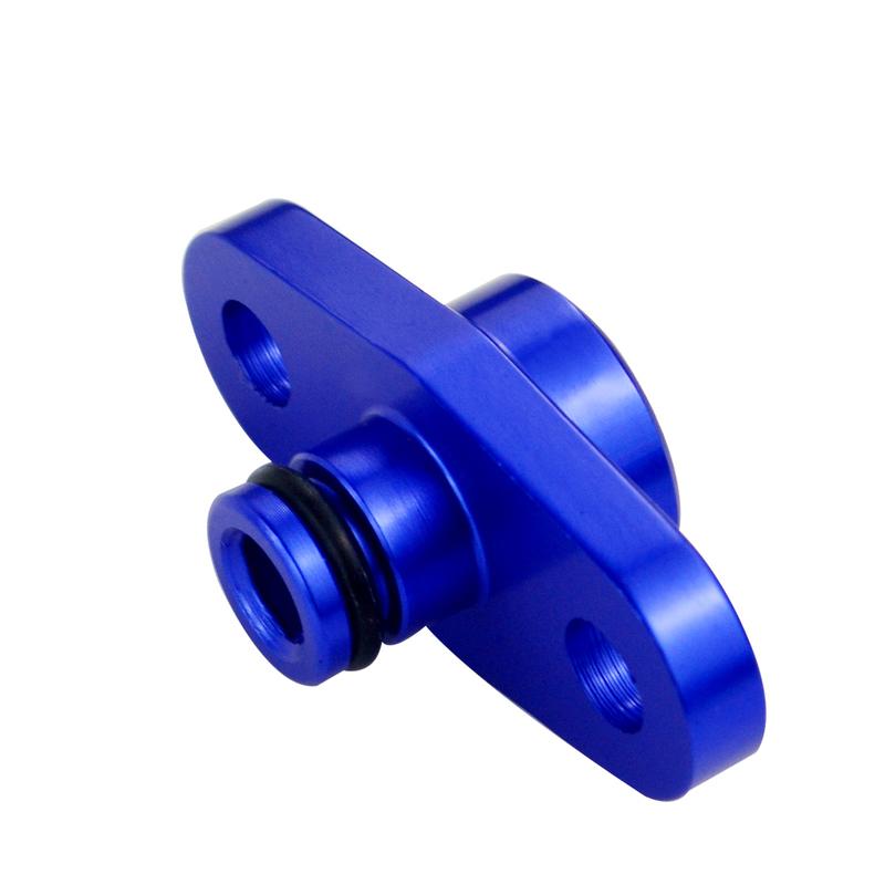 Hochwertiger 1/8 NPT Kraftstoffleisten-Druckregler-Adapter Blau für NISSAN TOYOTA SUBARU