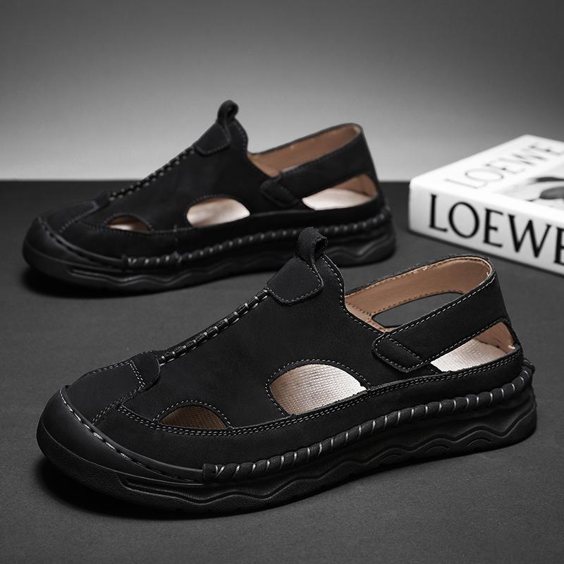 Fashion Summer Breathable Casual Shoes Lightweight Non-slip Beach Hollow Out Sandals Man Platform Sandals Trendy Designer Men Sandals